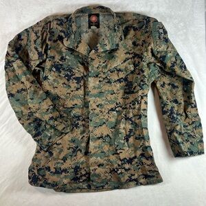 United States Army Marine Corps EA Industries ML Heavy Cotton LS Shirt Jacket